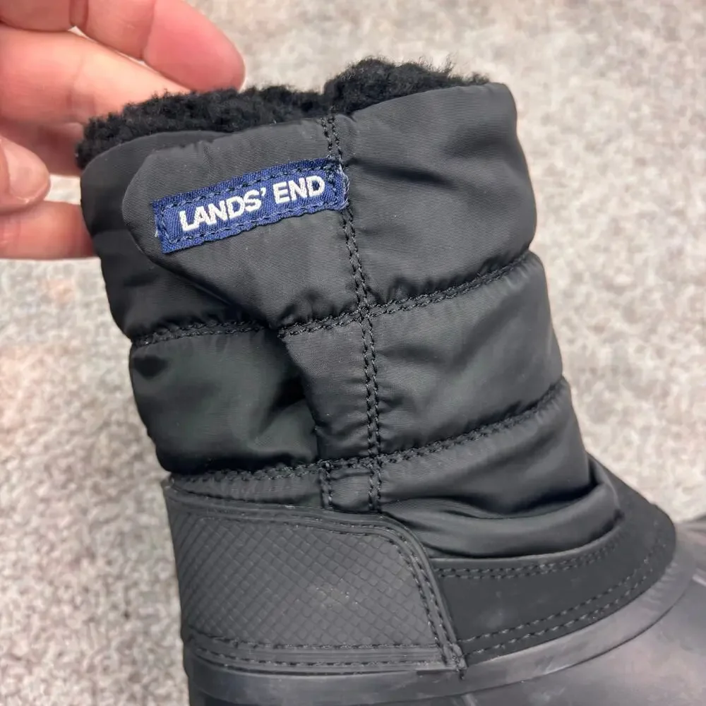 New! Lands End Kids Frost Insulated Waterproof snow boots size 13